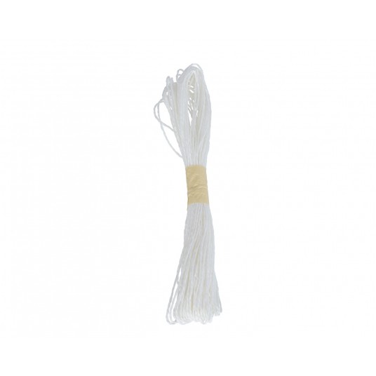 Sznurek papierowy biały 50y/2mm -zdjęcie numer 1