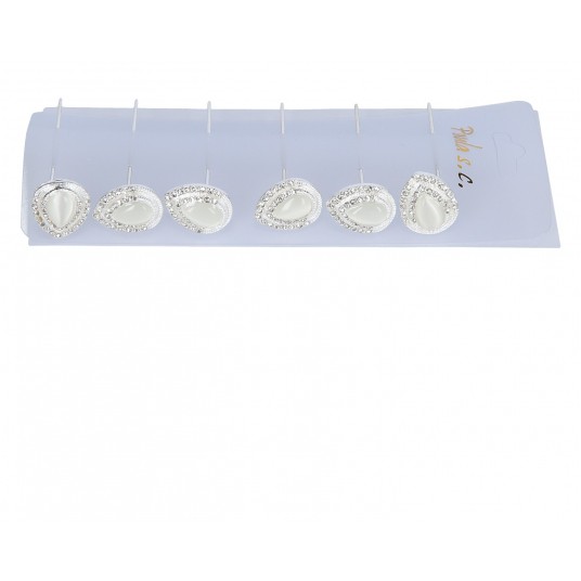 Szpilki dekoracyjne op=6szt 6cm/2cm/15mm -zdjęcie numer 1