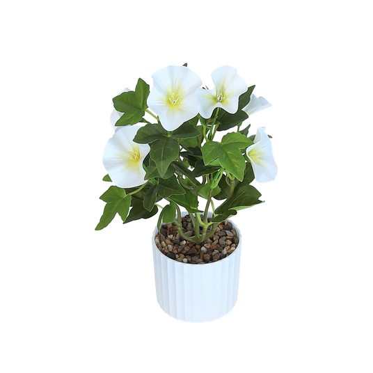 Sztuczne kwiaty w doniczce mix kol. 30cm -zdjęcie numer 1