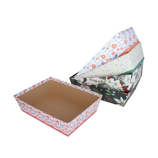Tekturowe pudełka prezentowe mix 10cm/37cm/27cm -zdjęcie numer 1