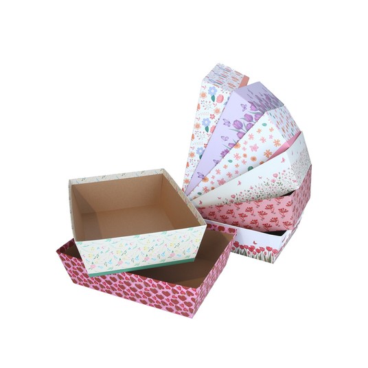Tekturowe pudełka prezentowe mix 10cm/37cm/27cm -zdjęcie numer 1