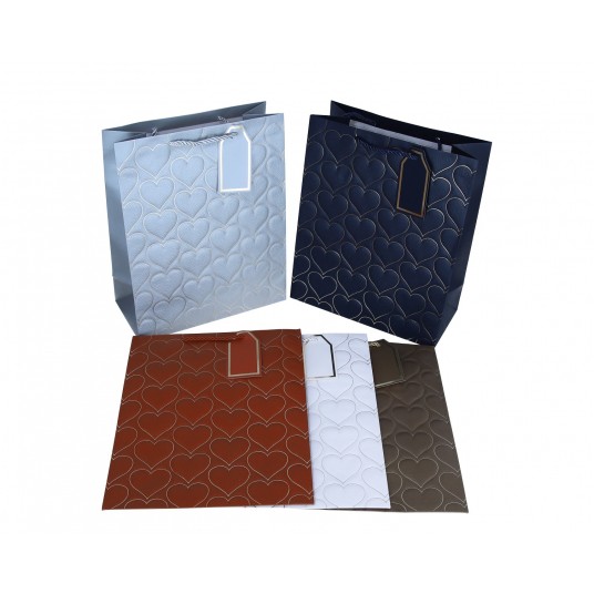 Torebka ozdobna mix kol. 32cm/26cm/12cm -zdjęcie numer 1