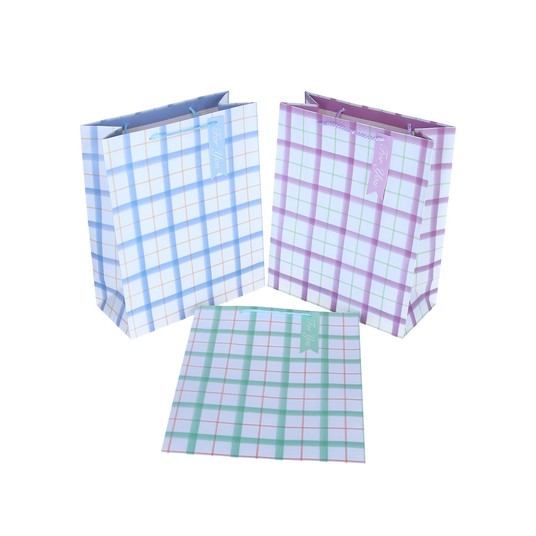 Torebka papierowa mix 3 kol.32cm/26cm/12cm -zdjęcie numer 1