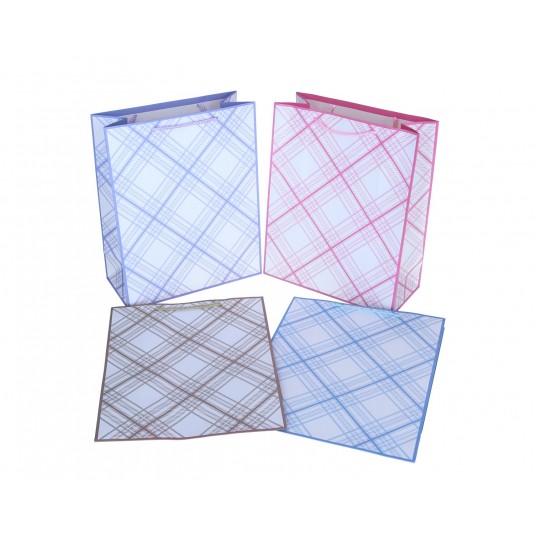 Torebka papierowa mix 4 kol.32cm/26cm/12cm -zdjęcie numer 1