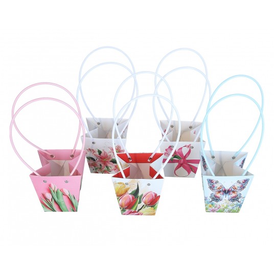 Torebki papierowe mix kol. 12,5cm/12cm/8cm -zdjęcie numer 1
