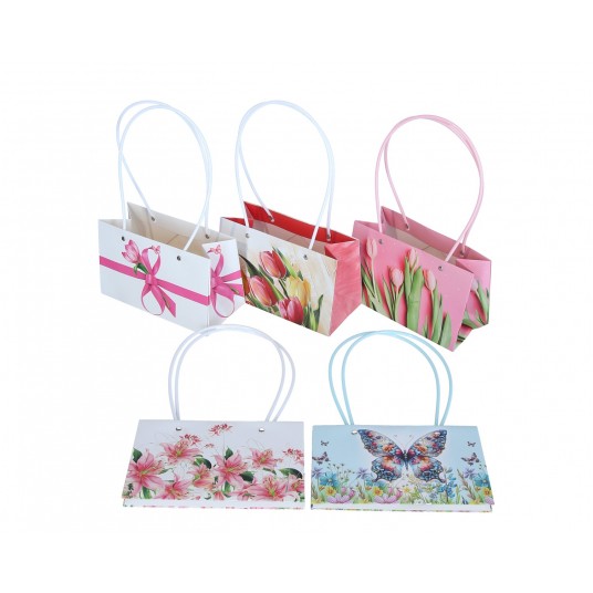 Torebki papierowe mix kol.13,5cm/22cm/10cm -zdjęcie numer 1