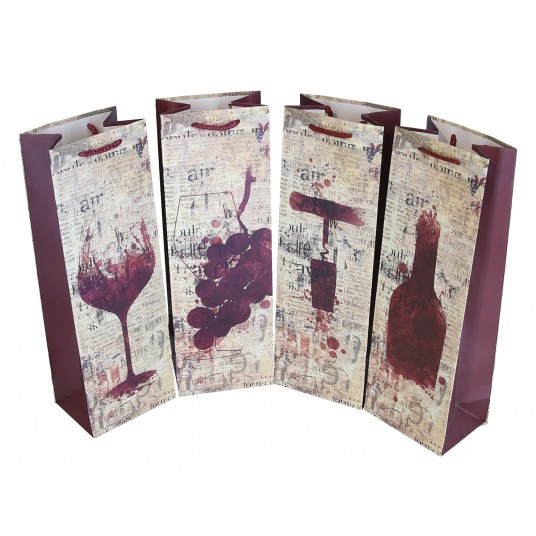 Torebki papierowe na alkohol mix 36cm/12cm/9cm -zdjęcie numer 1