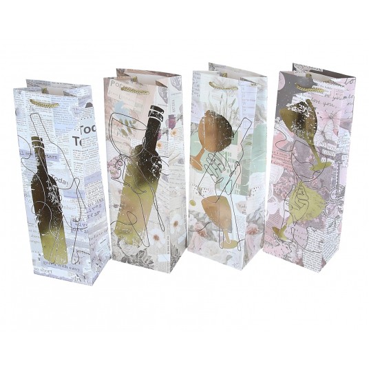 Torebki papierowe na alkohol mix 36cm/12cm/9cm -zdjęcie numer 2