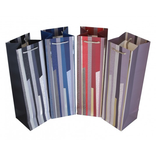 Torebki papierowe na alkohol mix 38cm/11cm/11cm -zdjęcie numer 2