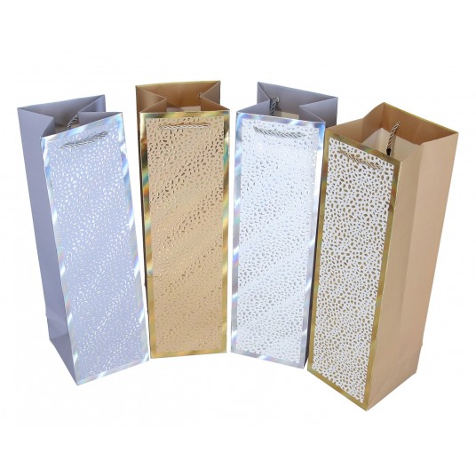Torebki papierowe na alkohol mix 38cm/11cm/11cm -zdjęcie numer 1