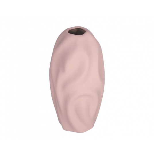Wazon ozdobny róźowy śr 10cm/22cm -zdjęcie numer 1