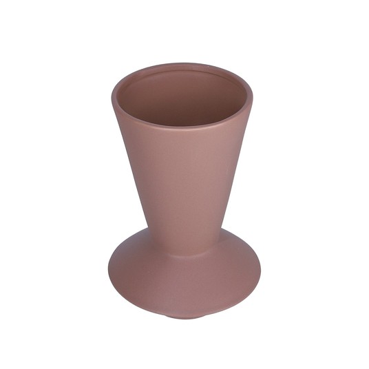 Wazon ozdobny róźowy śr 12cm/19cm -zdjęcie numer 1