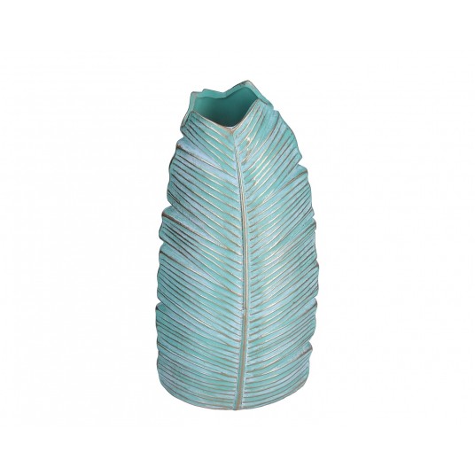 Wazon zielono-złoty 38cm/19cm/12cm -zdjęcie numer 1
