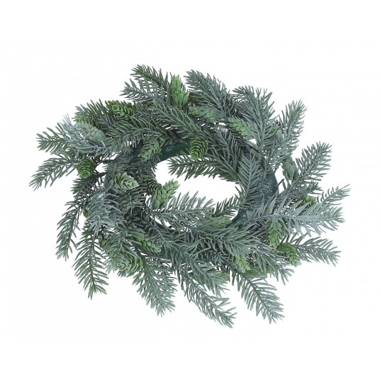 Wianek z zielonej jodły śr 30cm -zdjęcie numer 1