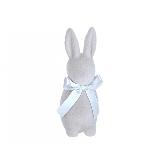 Zając wielkanocny j. szary 15 cm -zdjęcie numer 1