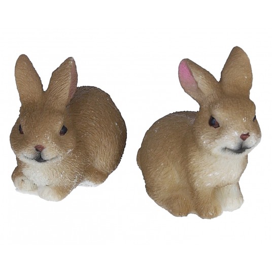 Zajączek brązowy mix 7cm/5cm -zdjęcie numer 1