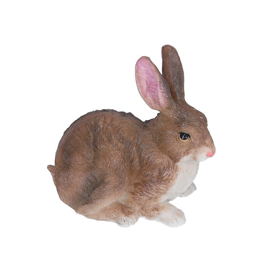 Zajączek brązowy op=2szt 14cm/12cm -zdjęcie numer 1