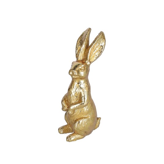 Zajączek wielkanocny złoty 12cm -zdjęcie numer 1
