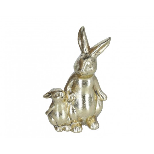 Zajączek złoty z małym 9cm/6cm/14cm -zdjęcie numer 1