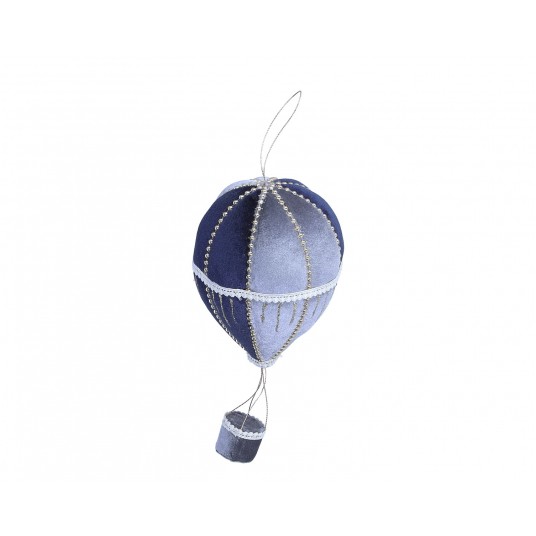 Zawieszka -balon szaro-granatowy śr 12cm/30cm -zdjęcie numer 1