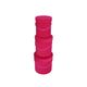 Dekoracyjne pudełka welurowe s/3 śr 17cm/17cm -zdjęcie numer 1