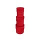 Dekoracyjne pudełka welurowe s/3 śr 17cm/17cm -zdjęcie numer 1
