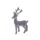 Flokowane jelenie z tworzywa sztucznego 23cm -zdjęcie numer 2