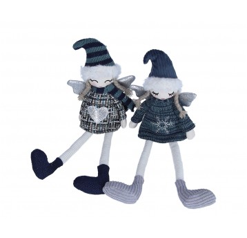 Aniołek do dekoracji mix 2 kol.33cm