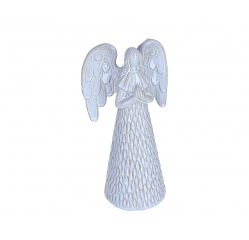 Aniołek kremowy do kompozycji 18cm