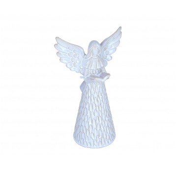 Aniołek kremowy do kompozycji 18cm