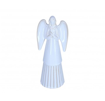 Aniołek kremowy do kompozycji 19cm