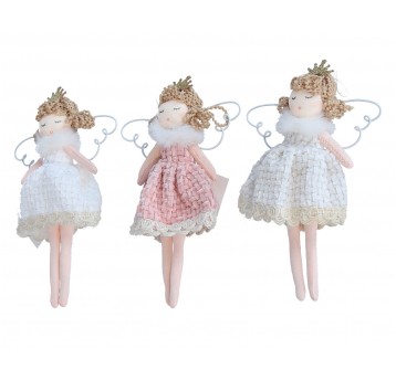 Aniołki zawieszki do kompozycji 17cm