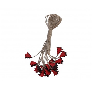 Artykuły dekor. zawieszki choinki op=16szt 2cm