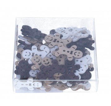 Artykuły ozdobne do kompozycji mix 72szt