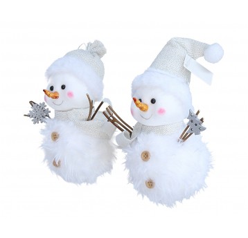 Bałwanek biały do dekoracji 24cm