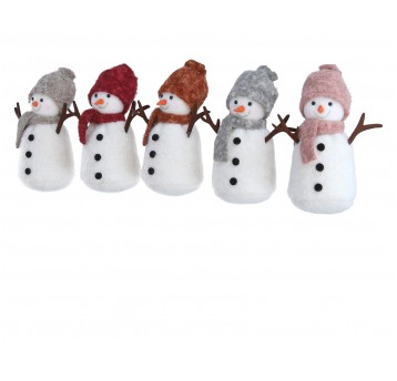 Balwanki ozdobne mix kol. 18cm op=10szt