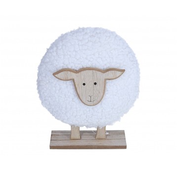 Baranek w białym futerku 26cm/22cm