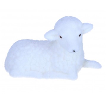 Baranek wielkanocny biały 16cm/25cm