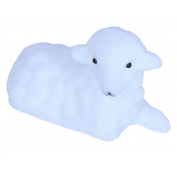 Baranek wielkanocny biały 6cm/9cm