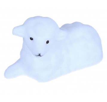 Baranek wielkanocny biały 6cm/9cm