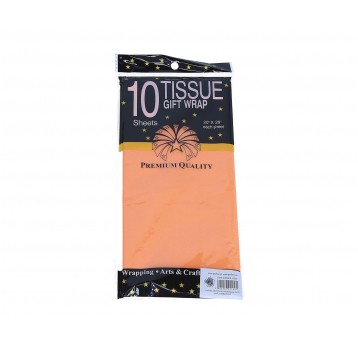 Bibułka pomaranczowa 65cm/50cm op=10szt