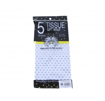 Bibułka w gwiazdki 65cm/50cm op=5szt