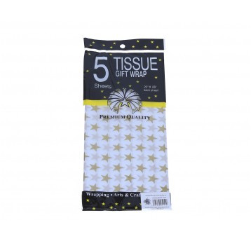 Bibułka w gwiazdki 65cm/50cm op=5szt