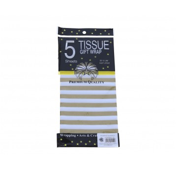 Bibułka w paski 65cm/50cm op=5szt