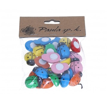 Biedronka 4 mix op=24szt 2,5cm