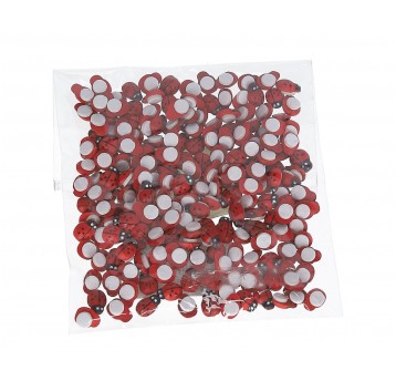 Biedronka czerwona 1cm 1op=200szt.