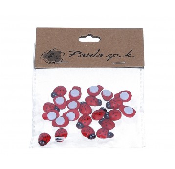 Biedronka na przylepcu l 12mm