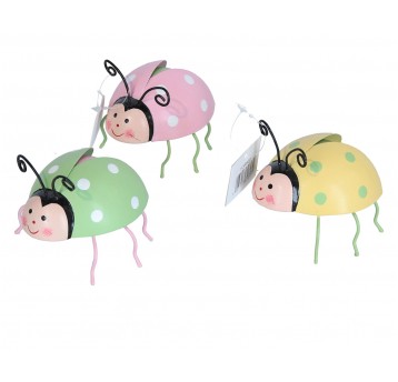 Biedronki ozdobne mix kol. 6cm/8cm