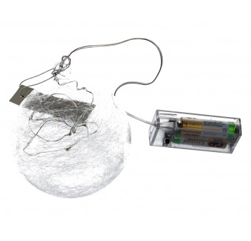 Bombka z ledami śr.10cm