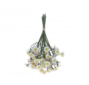 Bukiecik biało-róźowych kwiatów 28cm